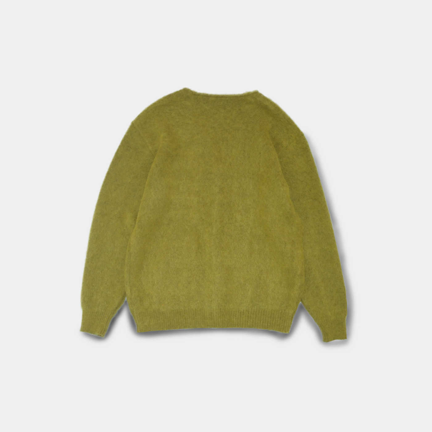 Mohair Cardigan Solid Olive