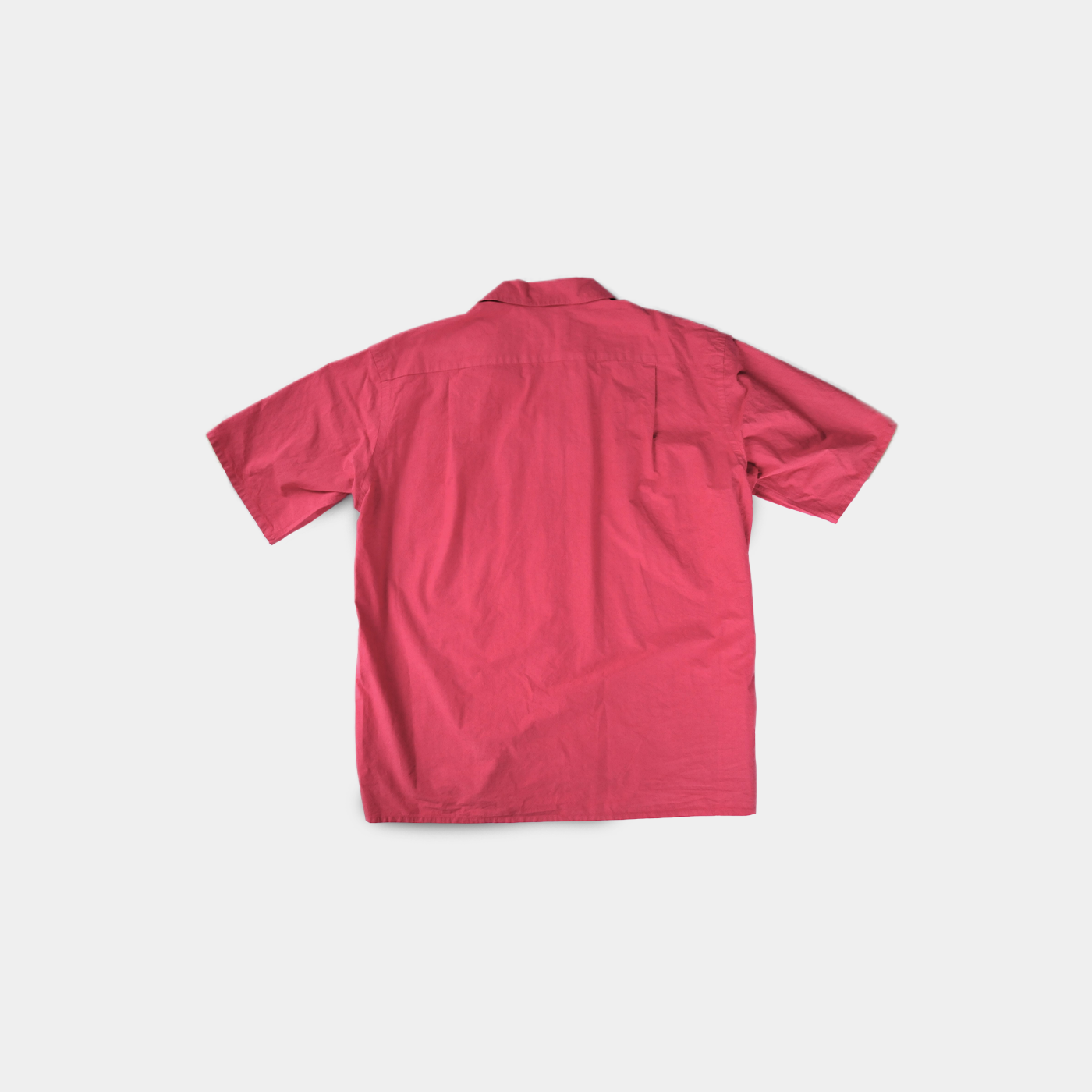 OPEN COLLAR SHIRT RASBERRY