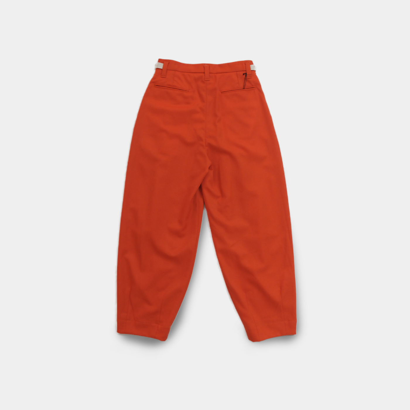 WOOL TWILL TAPERED PT-Orange