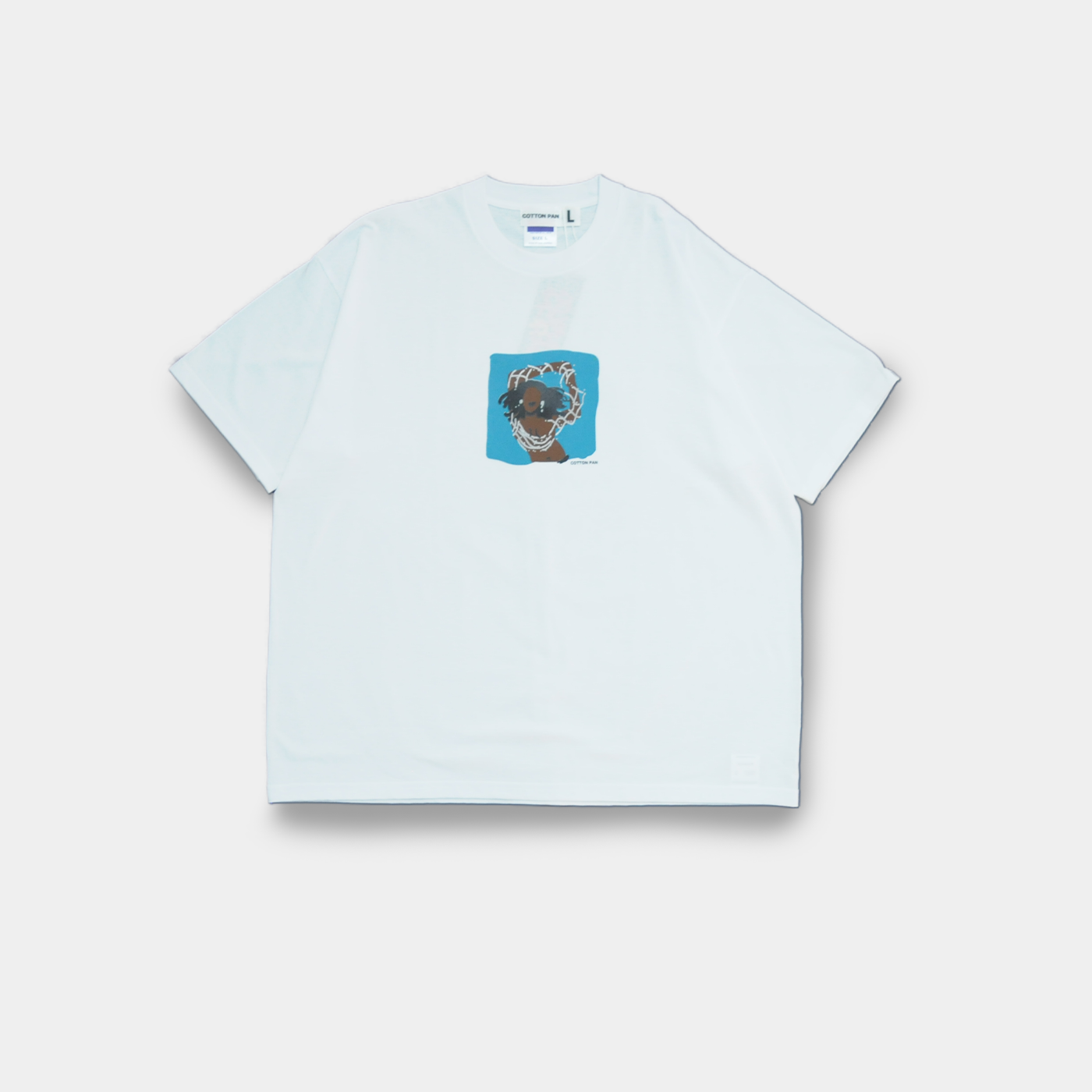 “CRAZY” S/S TEE WHITE