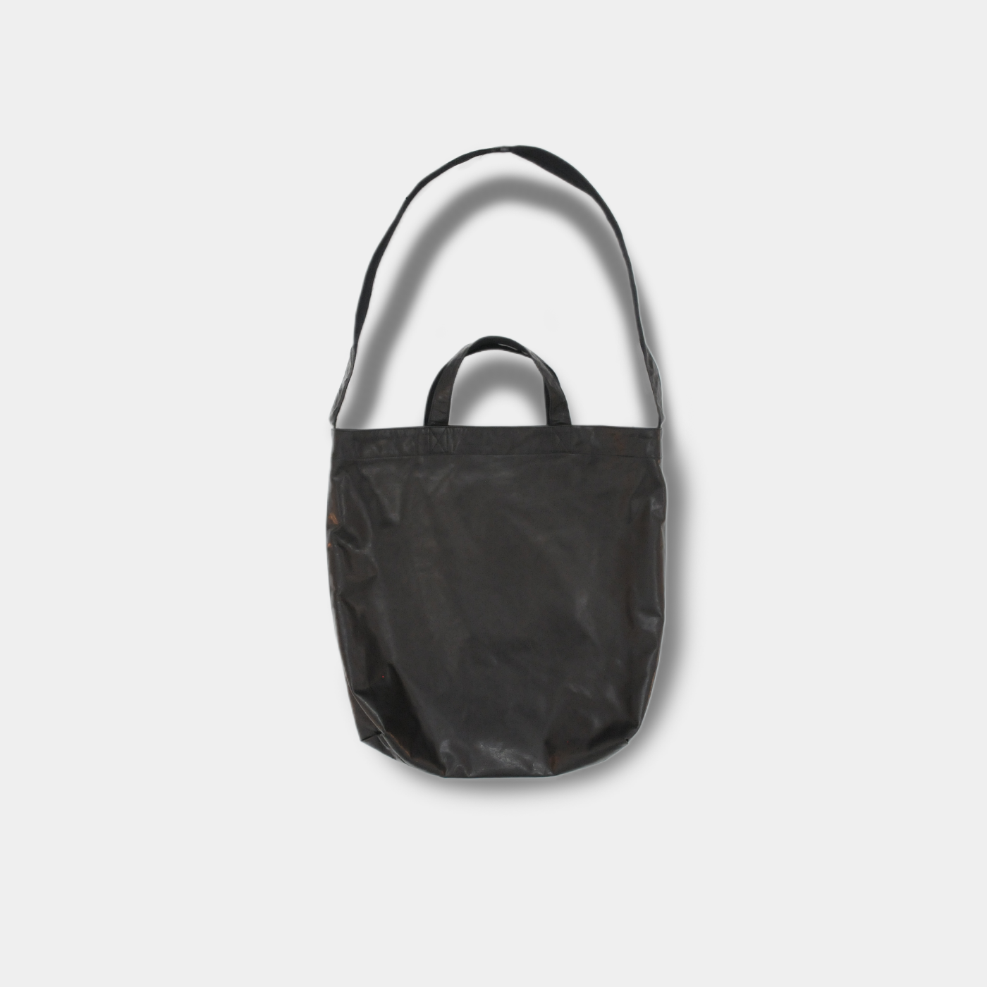 RESEARCHER BAG Lamb Leather-BLACK