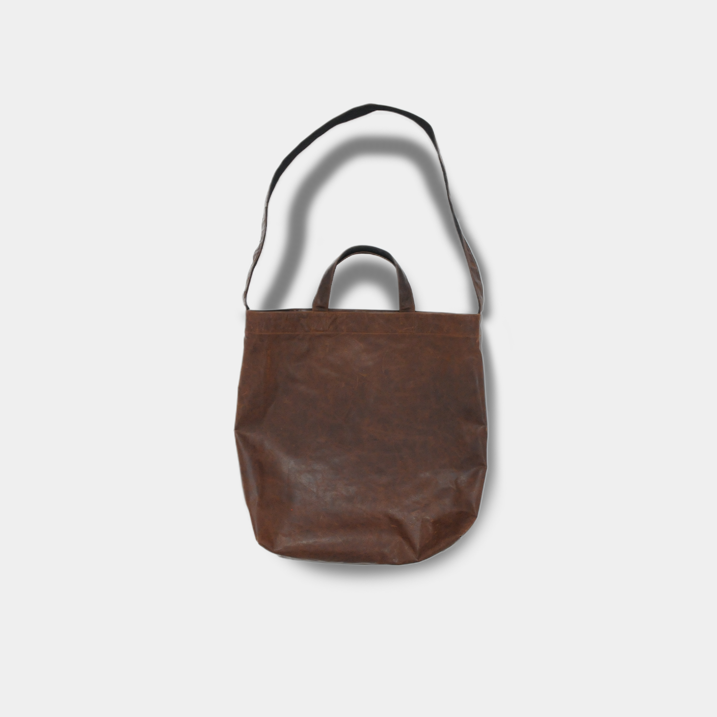 RESEARCHER BAG Lamb Leather-BROWN