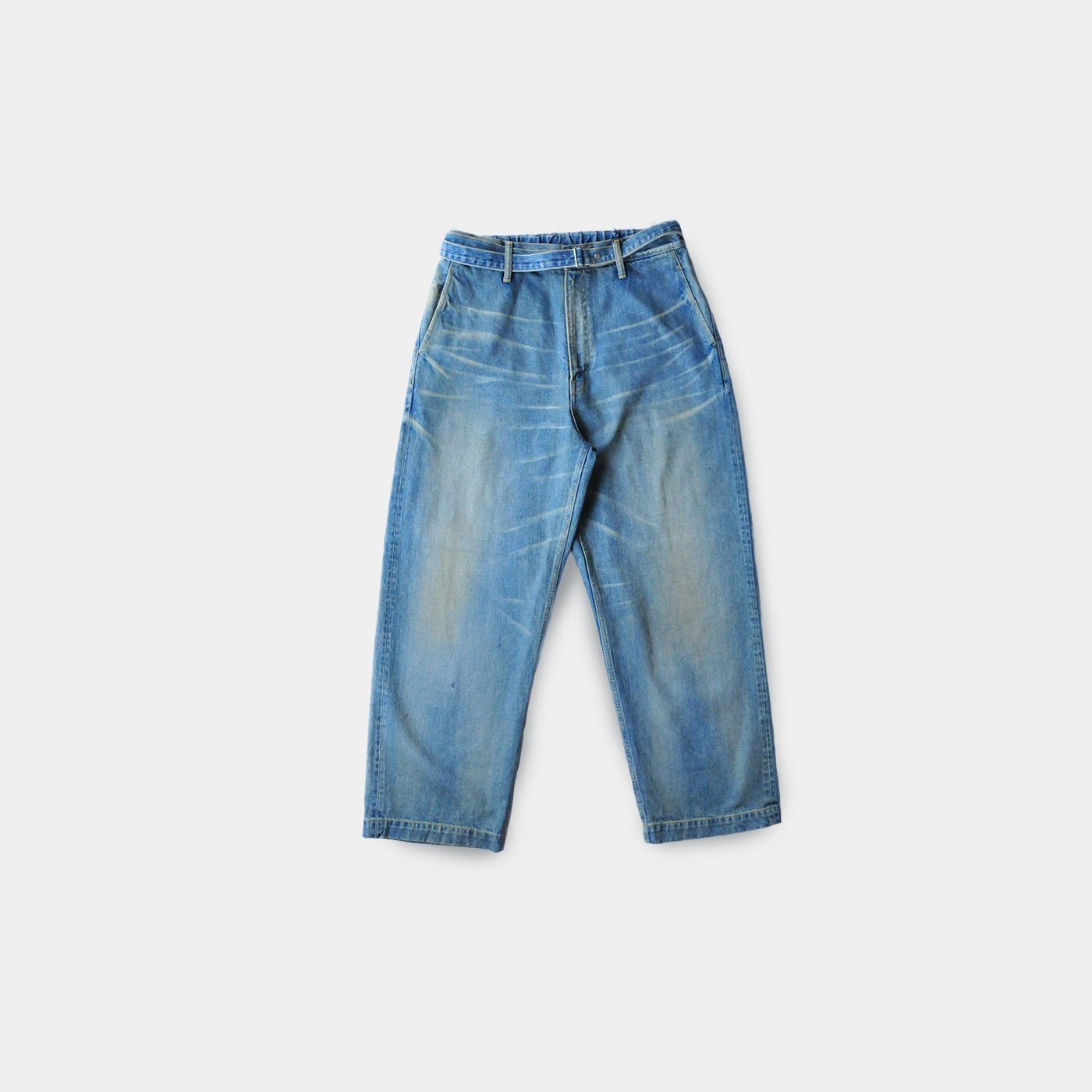 BELTED TROUSERS VINTAGE INDIGO