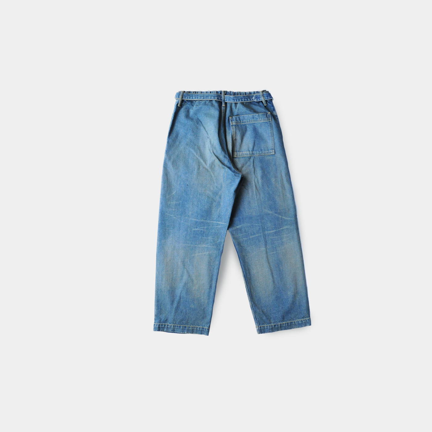 BELTED TROUSERS VINTAGE INDIGO