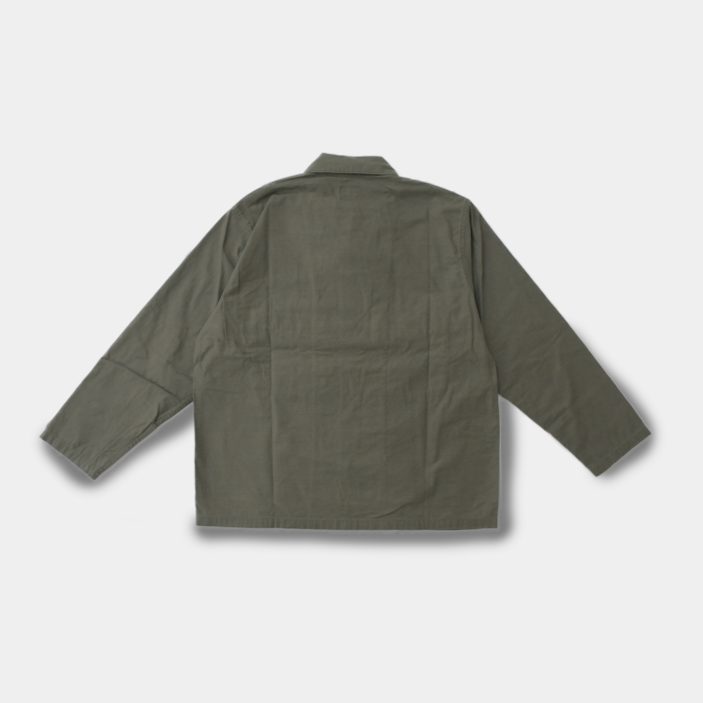 L/S FATIGUE SHIRT - BACK SATEEN-Olive
