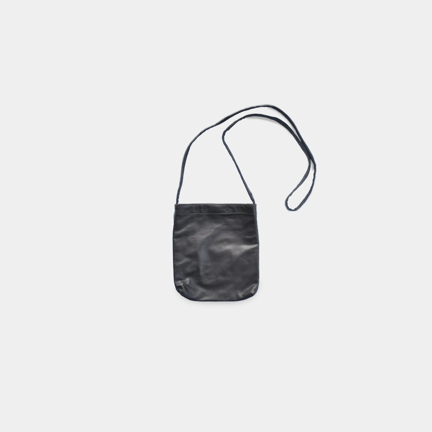 LEATHER RESEARCHER BAG -BROWN SMALL