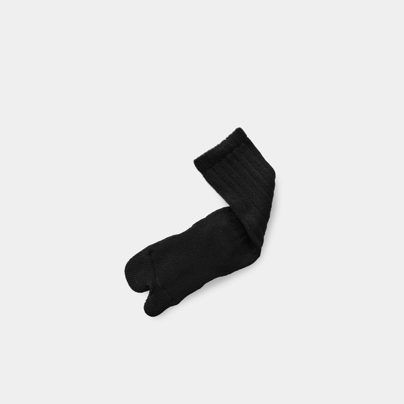 TABI PILE SOCKS - BLACK