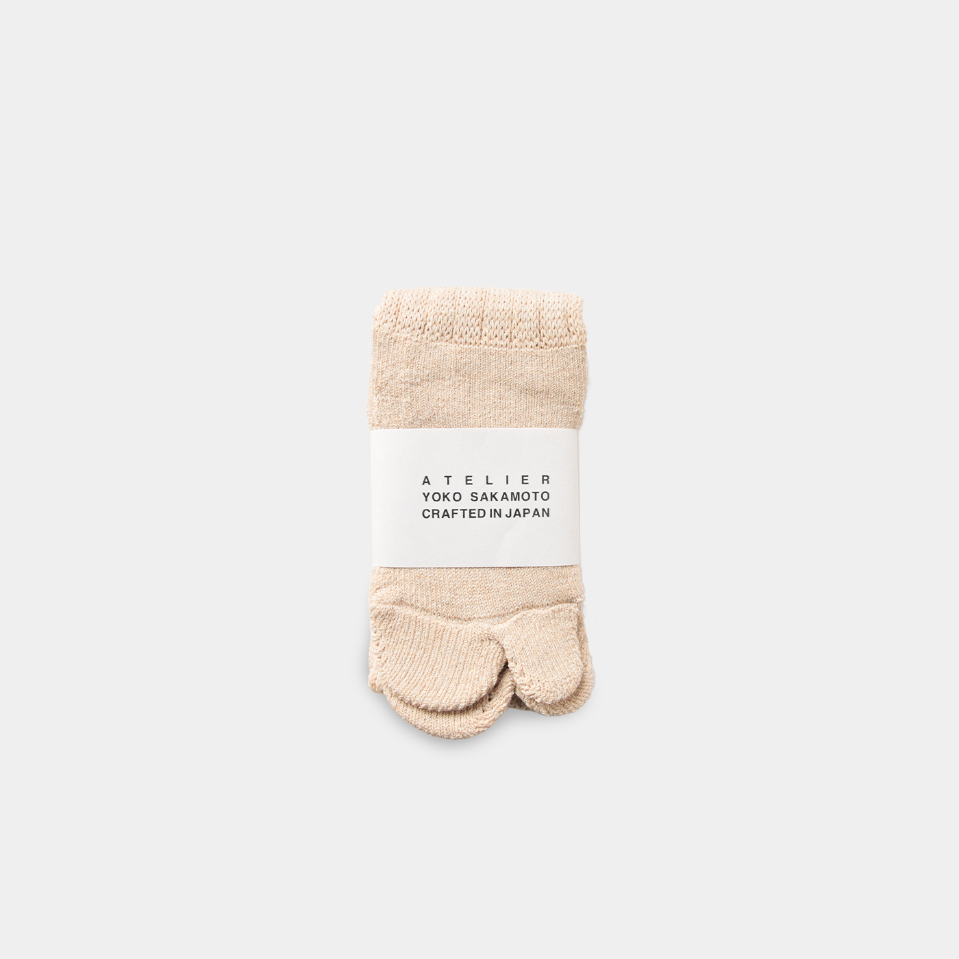 TABI PILE SOCKS - BEIGE