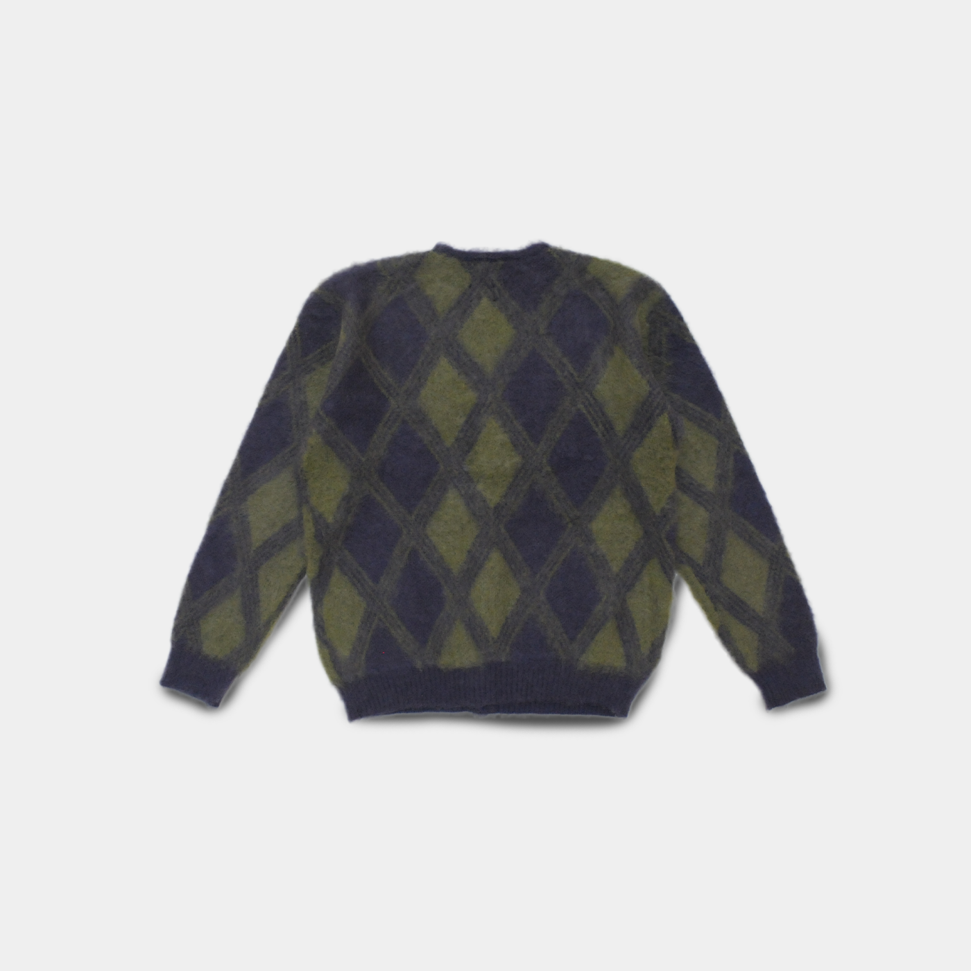 MOHAIR CARDIGAN -ARGYLE