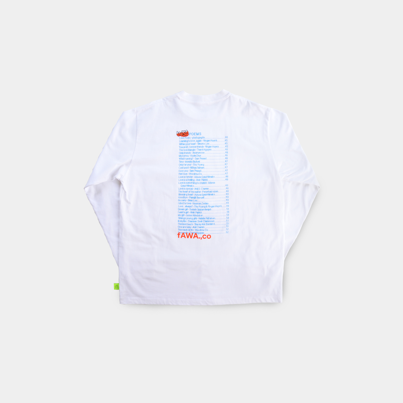 CLAY ARLINGTON - 'SHOWERMAN' L/S TEE