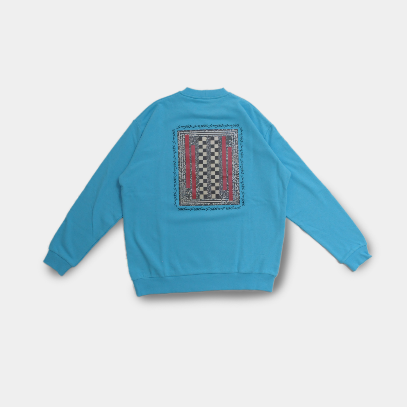 'Staggered Countertop' SWEAT Crew Neck