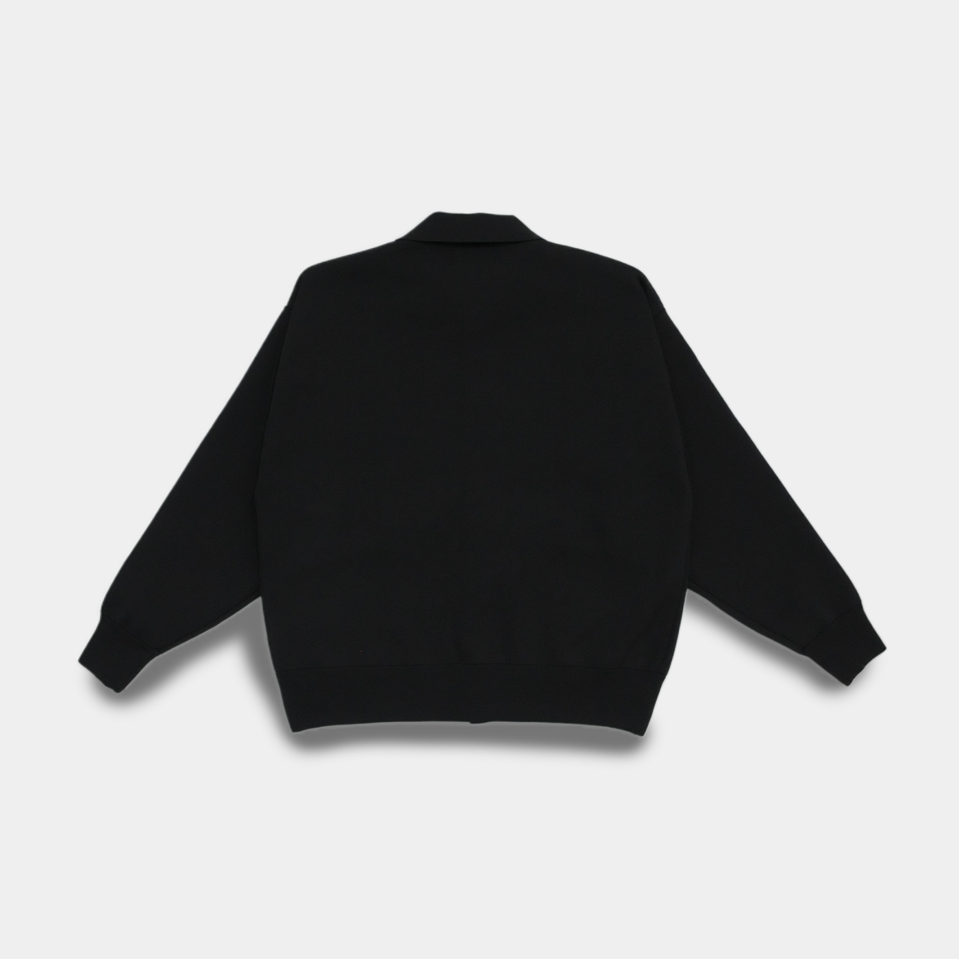 KNIT COACH JACKET BLACK