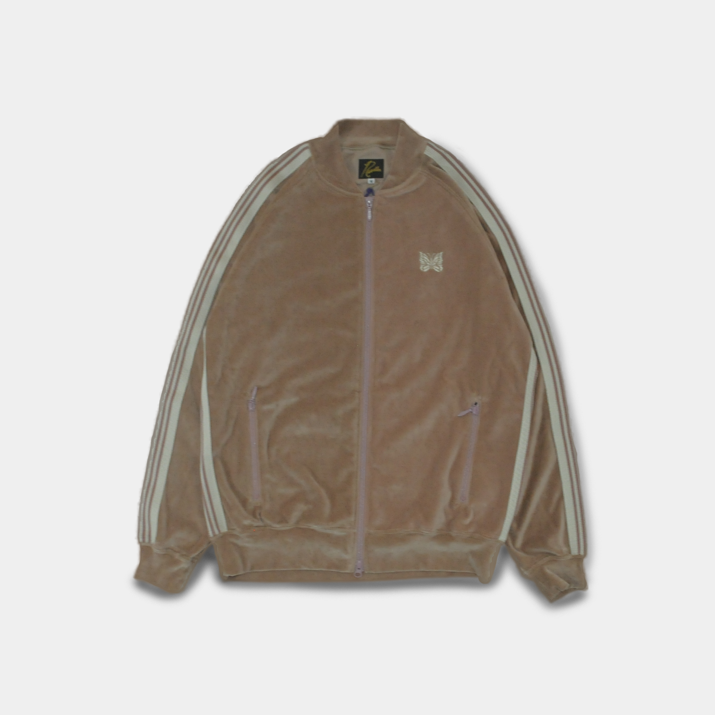 R.C. TRACK JACKET - C/PE VELOUR Beige