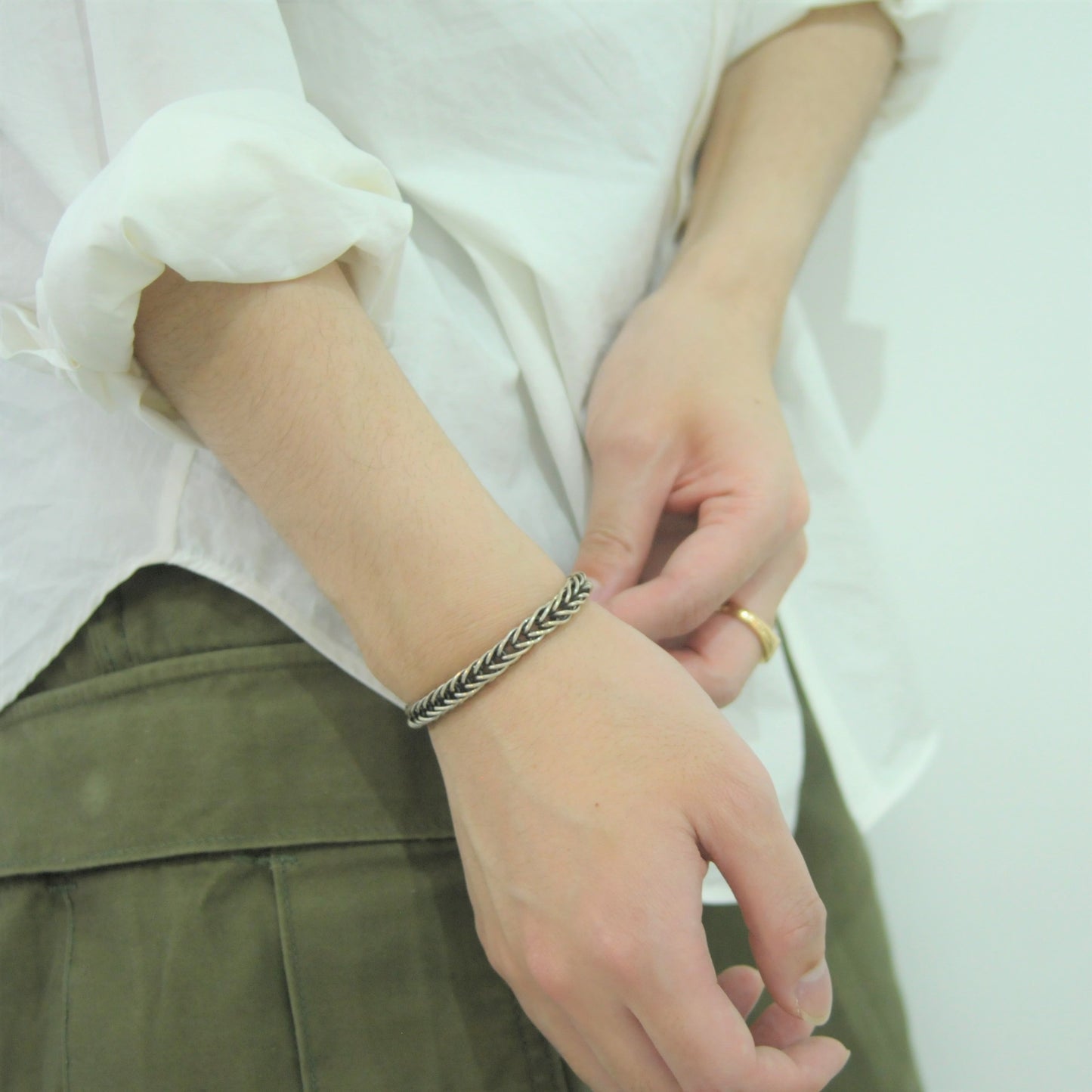 Indian Jewelry Silver Chain Bracelet 【Steve Arviso】