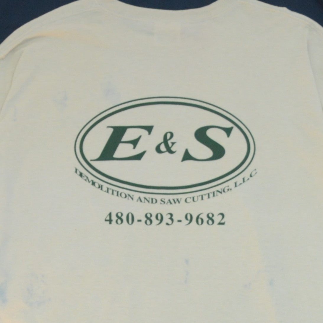 E & S Demolition & Saw Cutting T-shirts Used