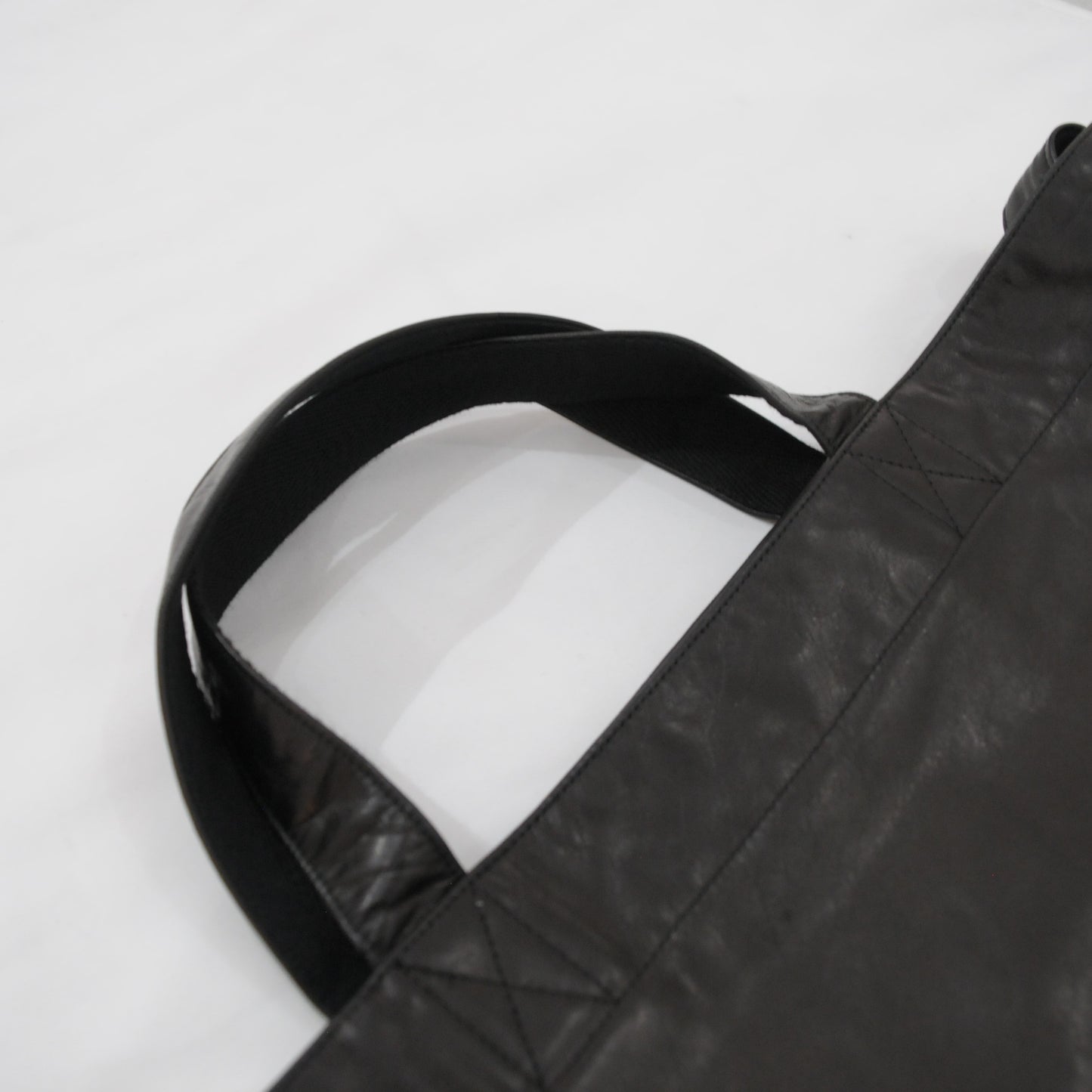 RESEARCHER BAG Lamb Leather-BLACK