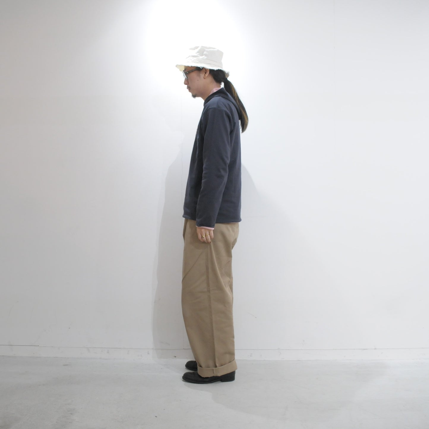 L/S REVERSIBLE HOODY - COTTON JERSEY