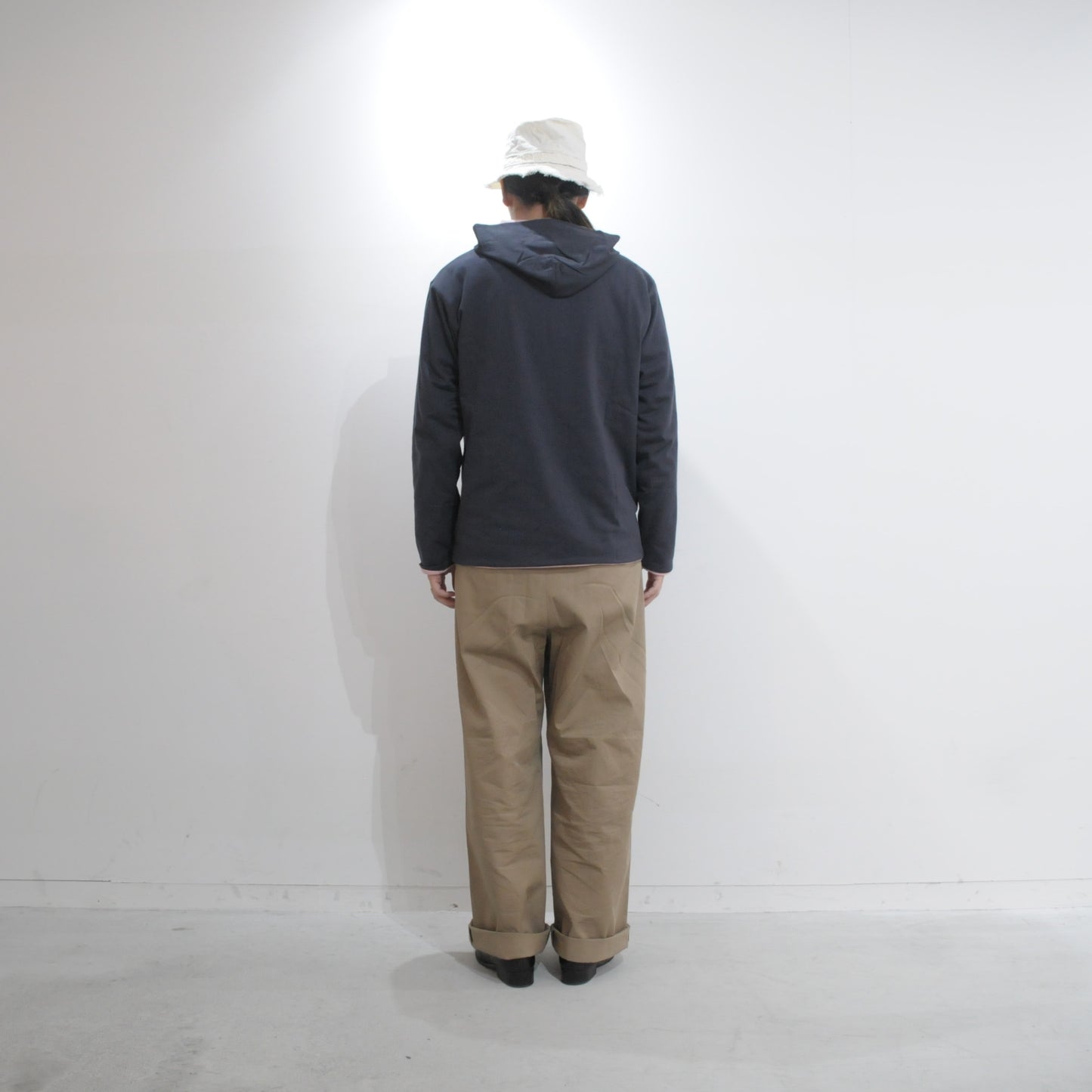 L/S REVERSIBLE HOODY - COTTON JERSEY