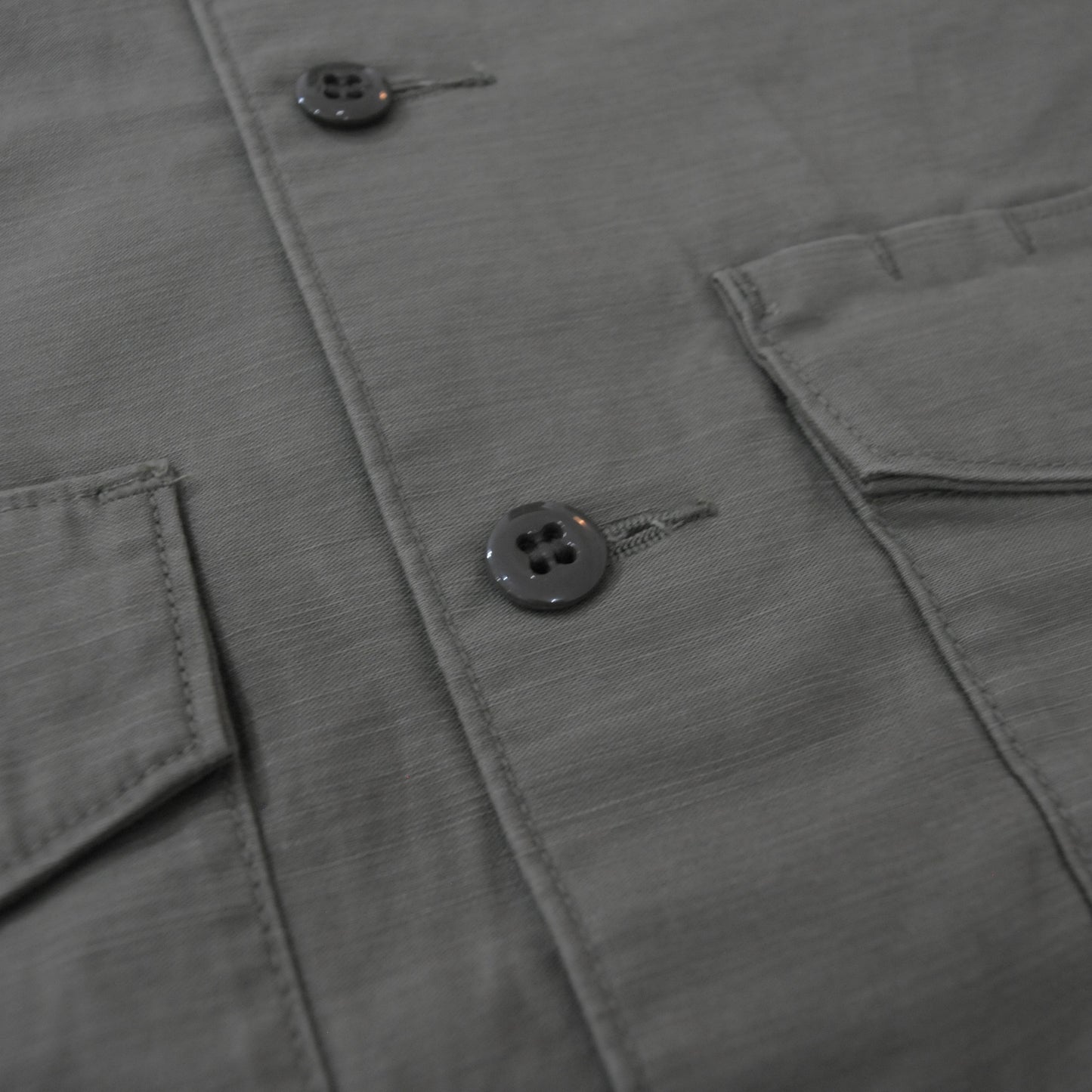 L/S FATIGUE SHIRT - BACK SATEEN-Olive