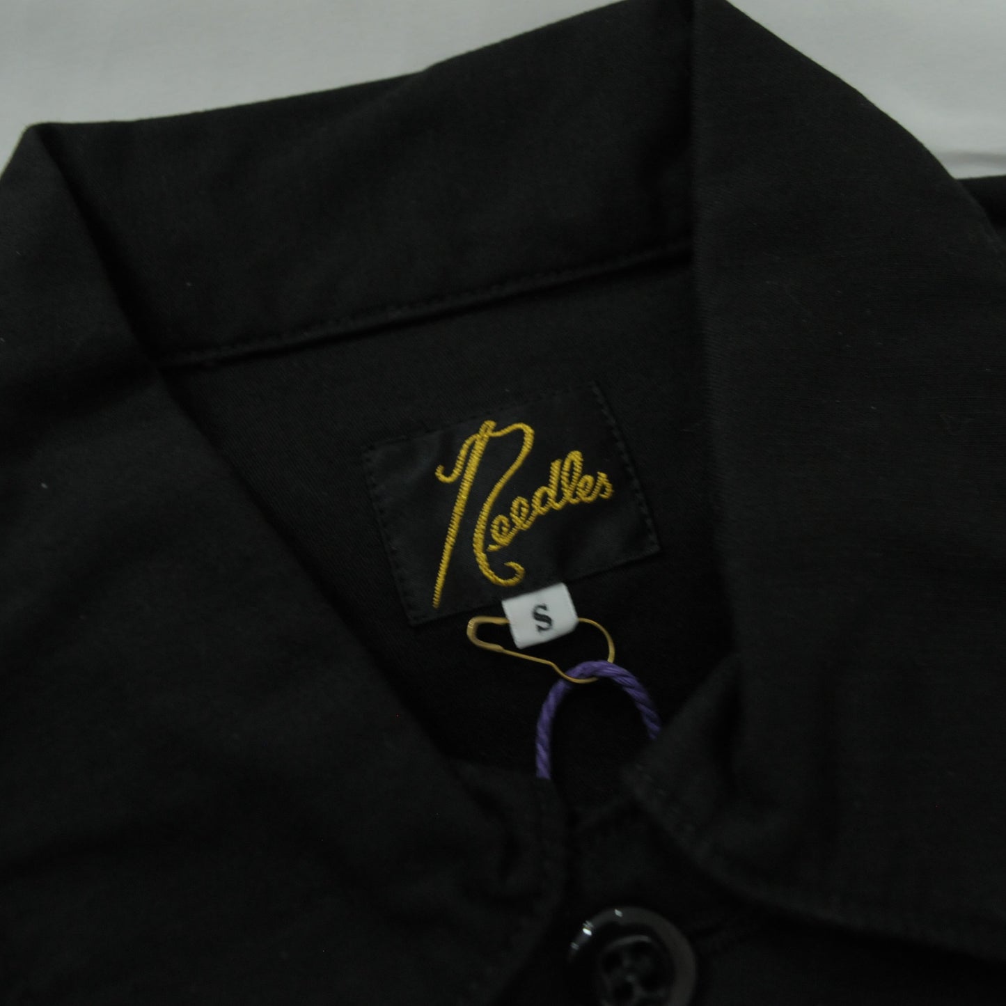 L/S FATIGUE SHIRT - BACK SATEEN-Black