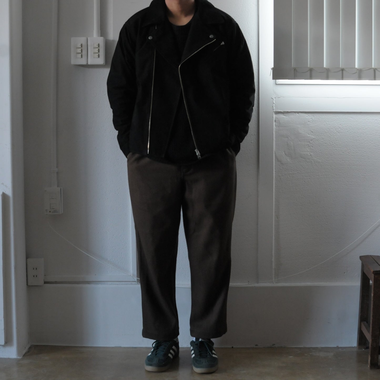 RIDERS JACKET NU-BK