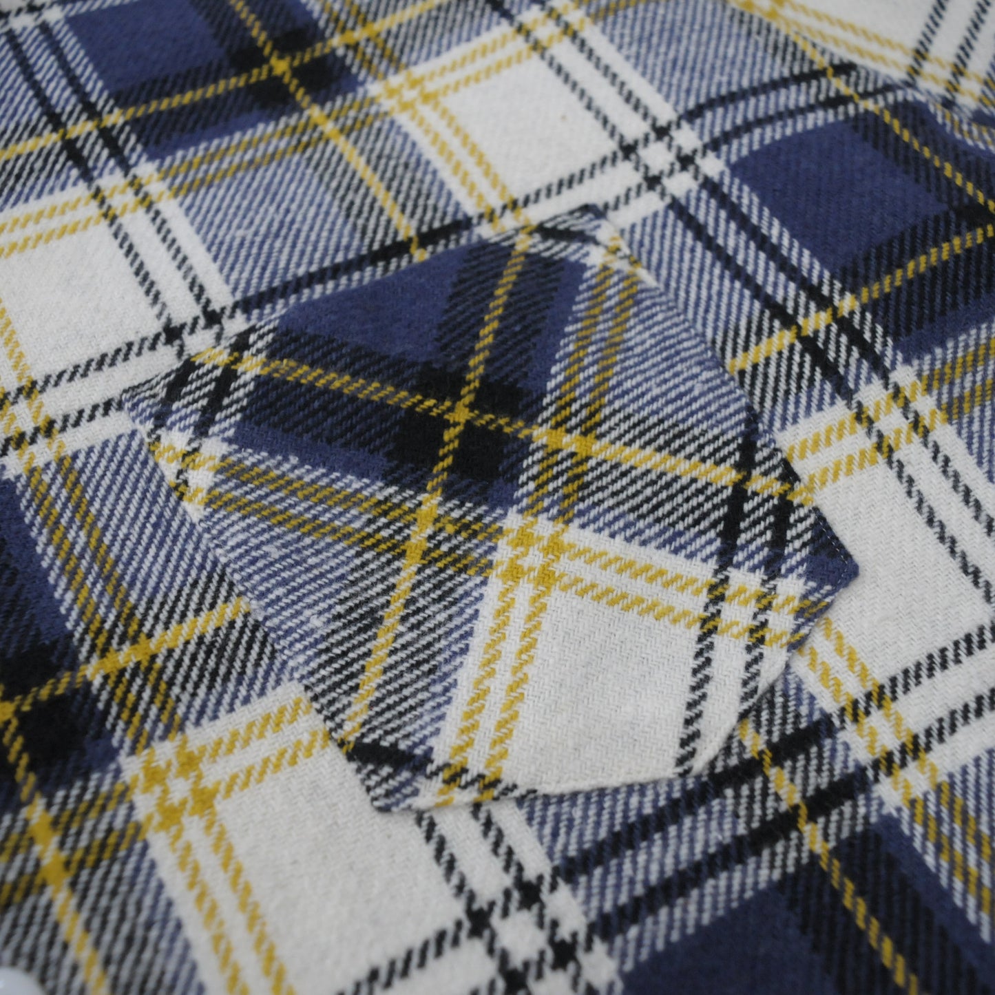 Oversized Check Shirt-Blue Check