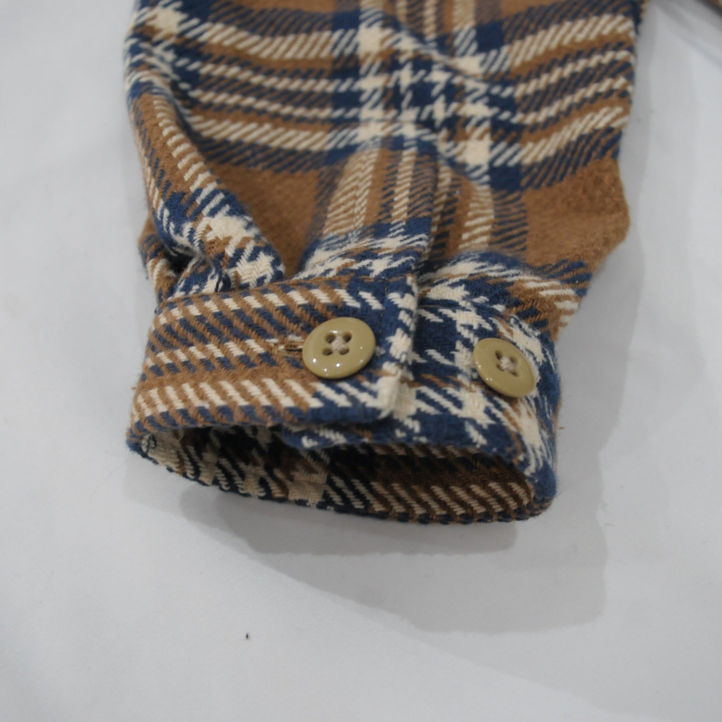 Oversized Check Shirt-Browwn Check