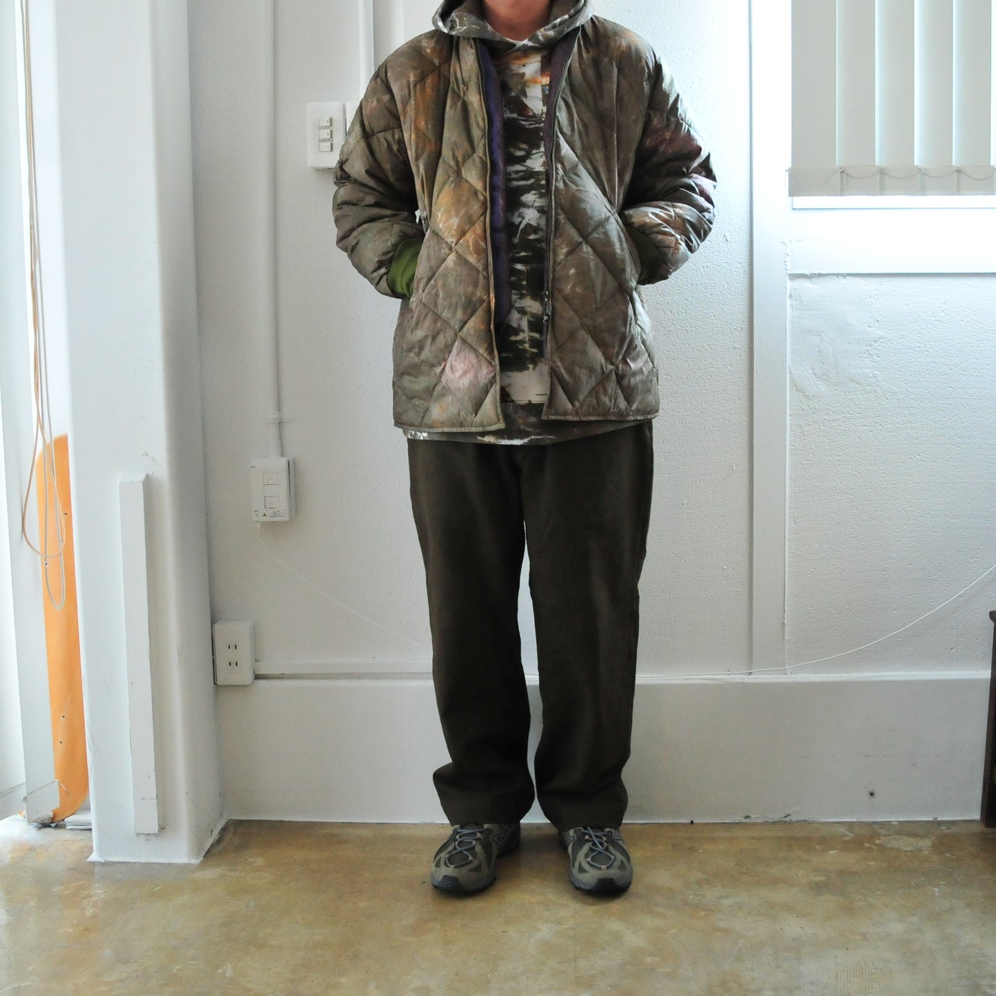 Down Jacket - UNEVEN DYE