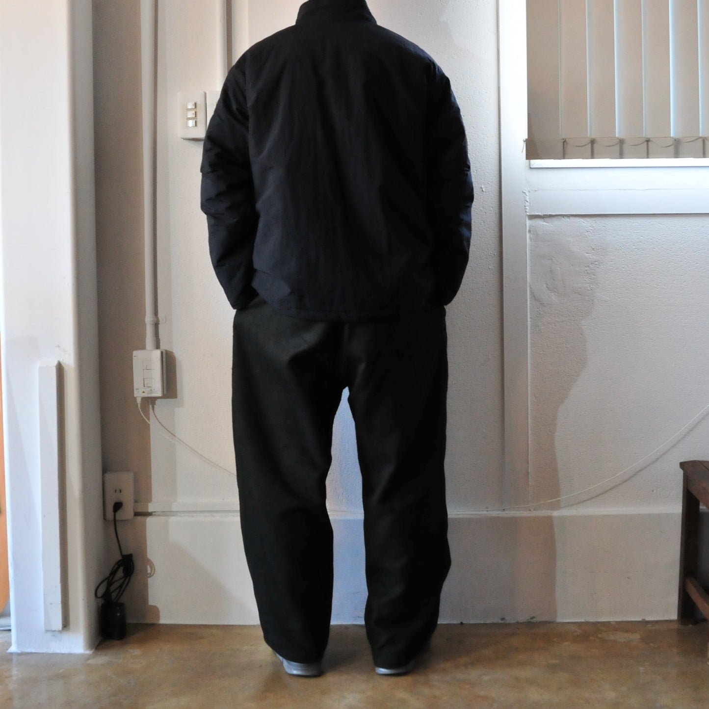 C.P. JACKET - NYLON RIPSTOP -Black