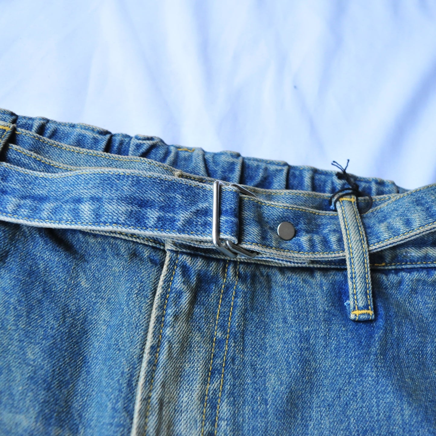 BELTED TROUSERS VINTAGE INDIGO