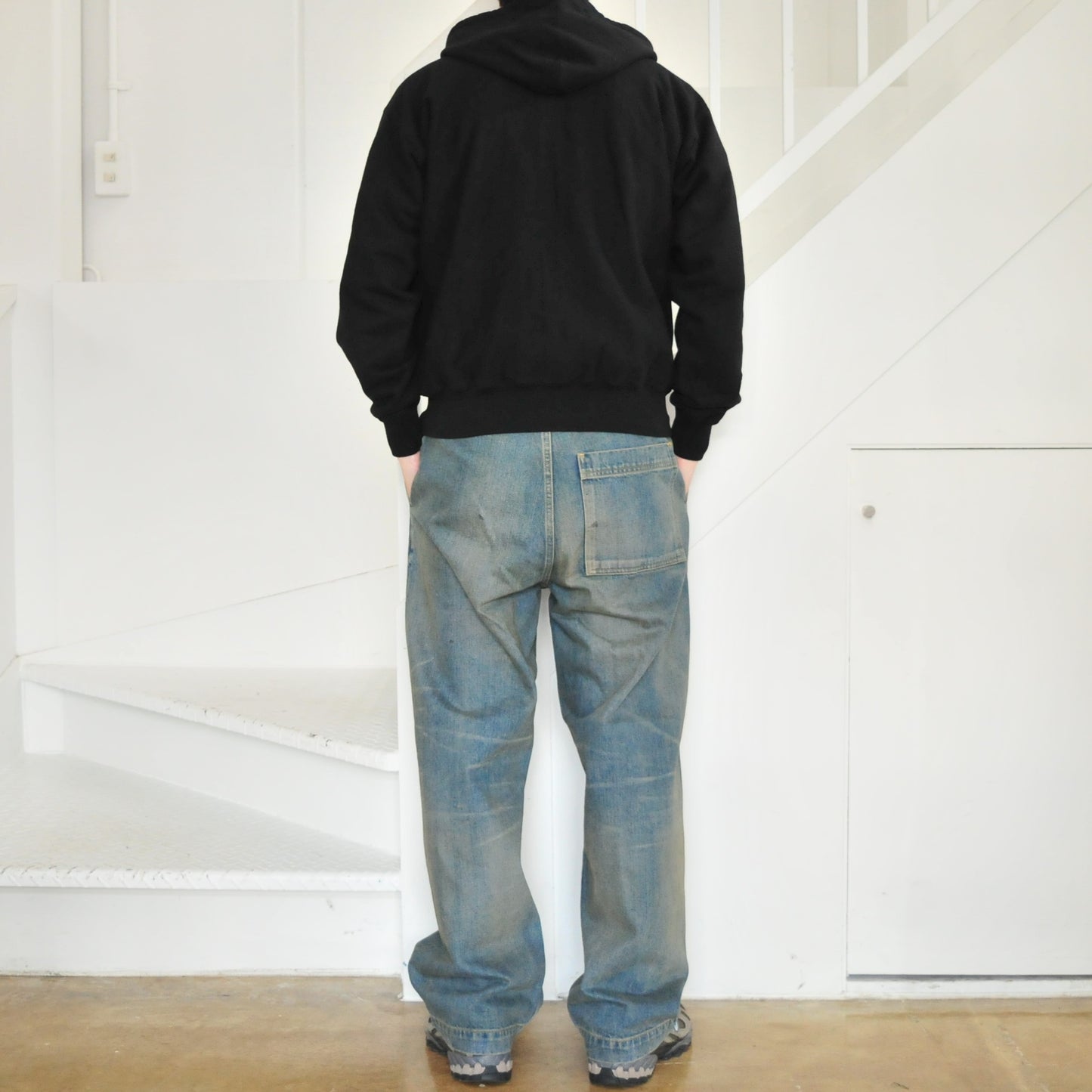 BELTED TROUSERS VINTAGE INDIGO