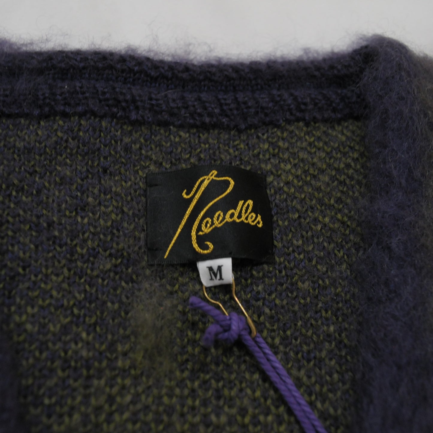 MOHAIR CARDIGAN -ARGYLE