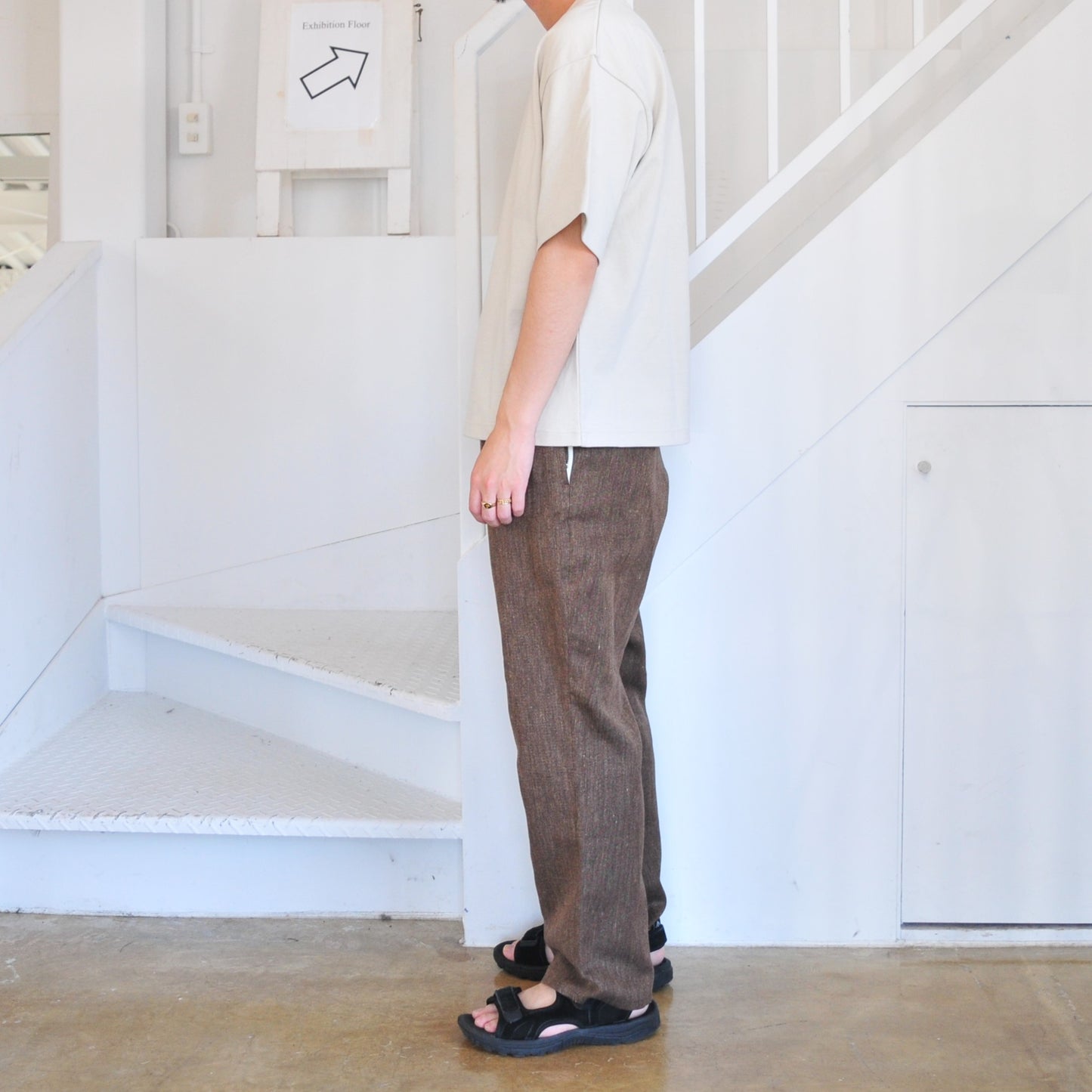 Ring dot button Pants