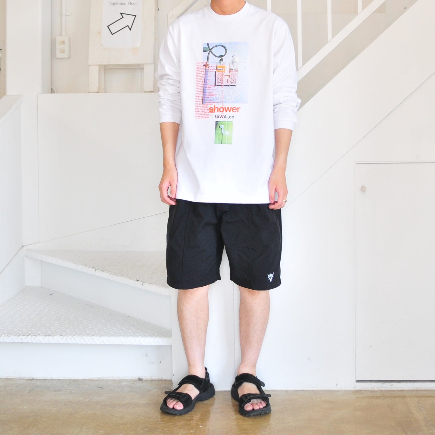 CLAY ARLINGTON - 'SHOWERMAN' L/S TEE