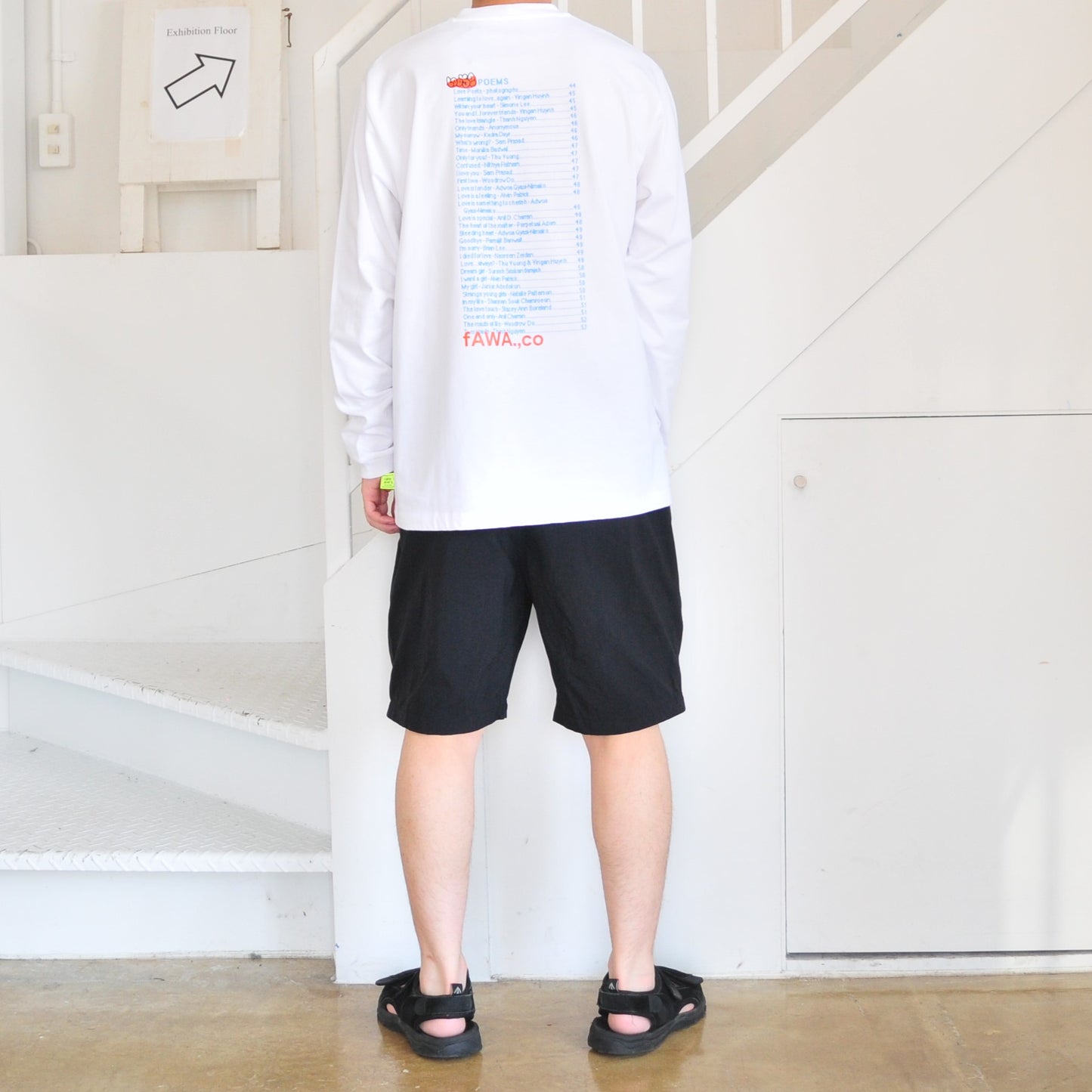 CLAY ARLINGTON - 'SHOWERMAN' L/S TEE