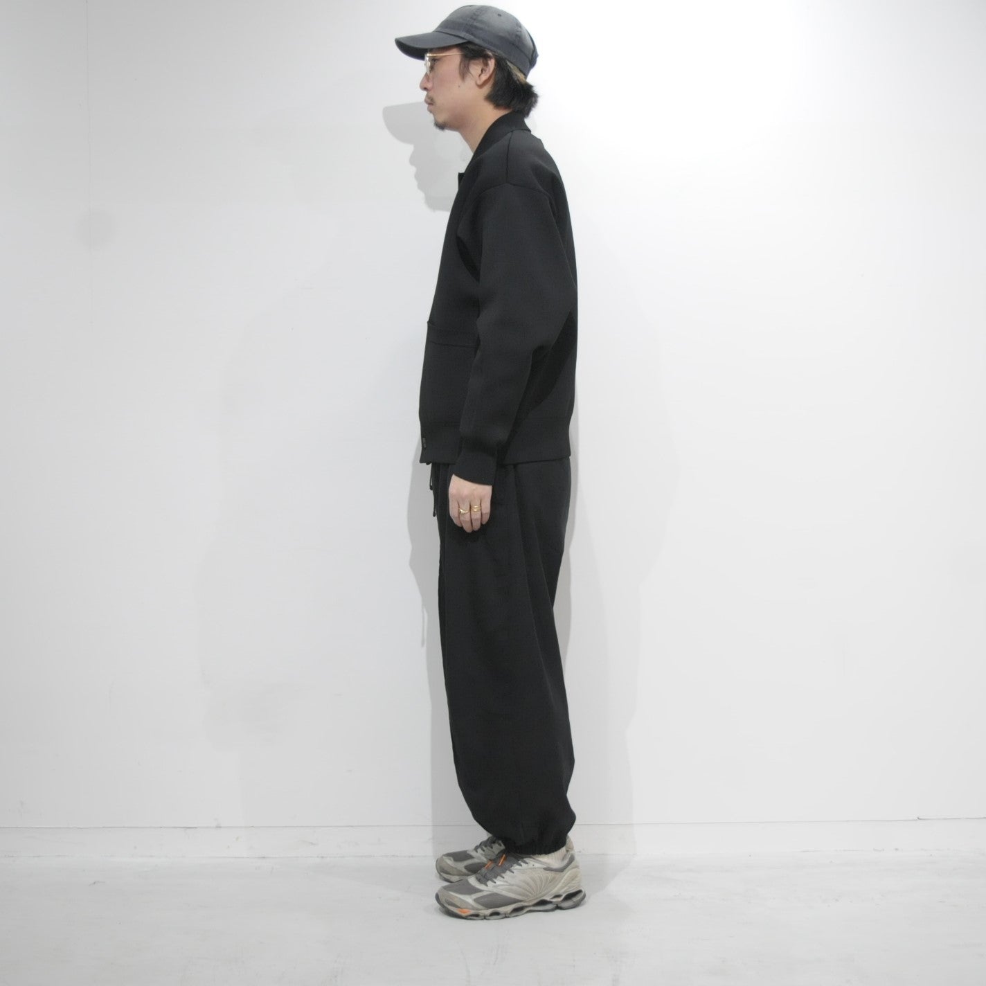 KNIT COACH JACKET BLACK