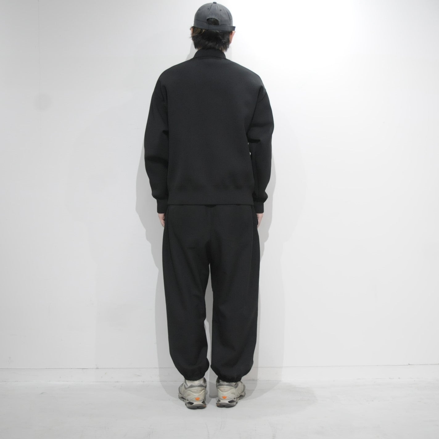 KNIT COACH JACKET BLACK