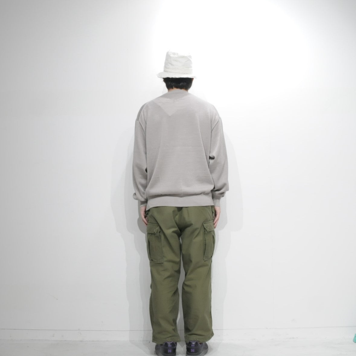 crewneck cardigan