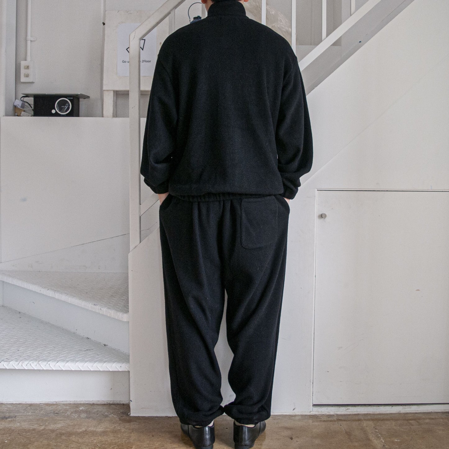 TRACK PANTS WOOL FLEECE