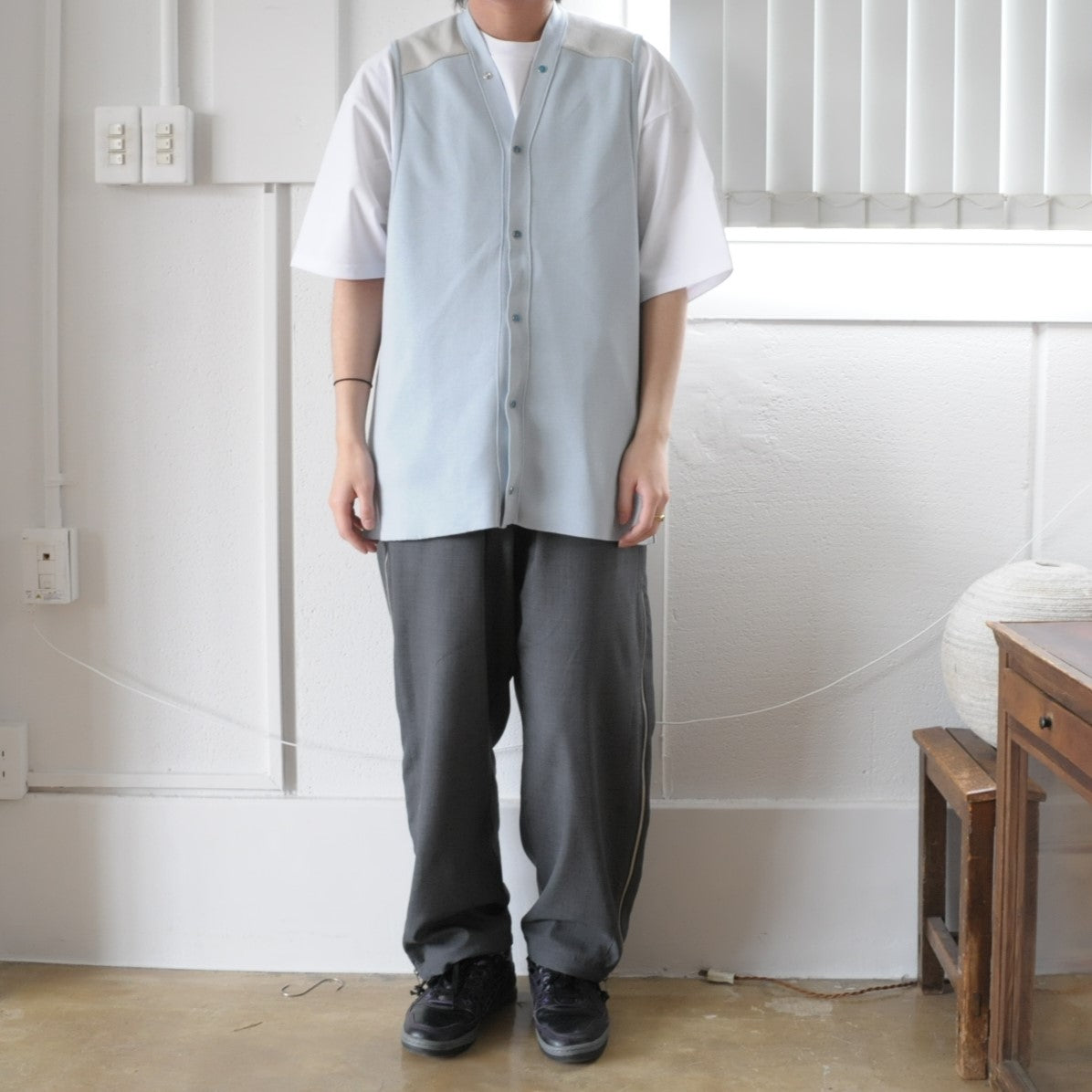 Long knit vest