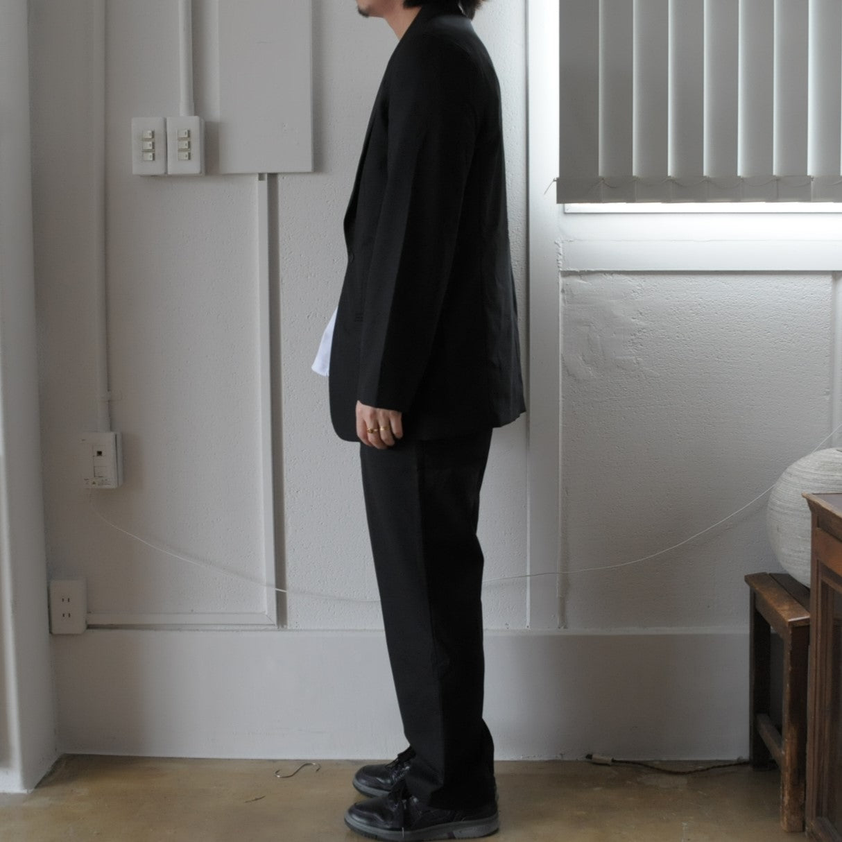In tuck pants