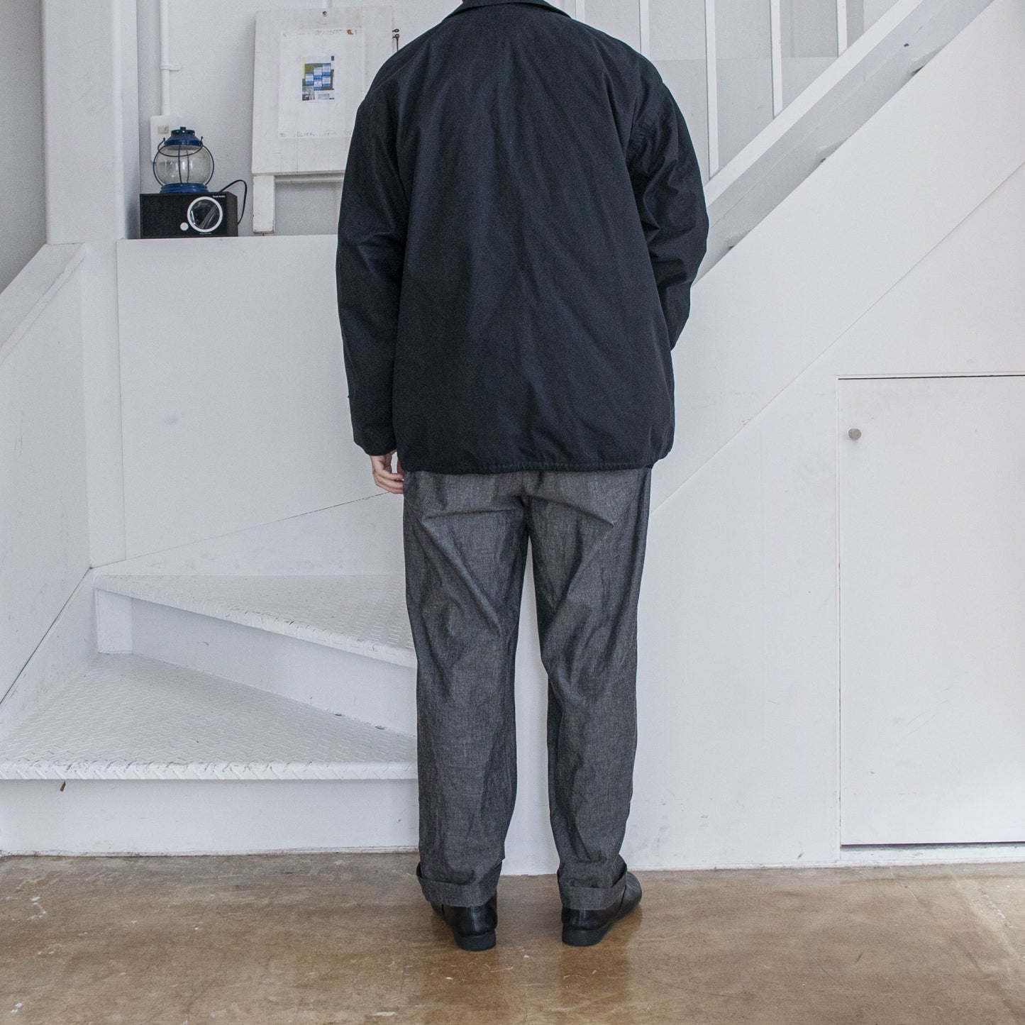 COACH JACKET MAX HIGH COUNT WEATHER TYPEWRTER