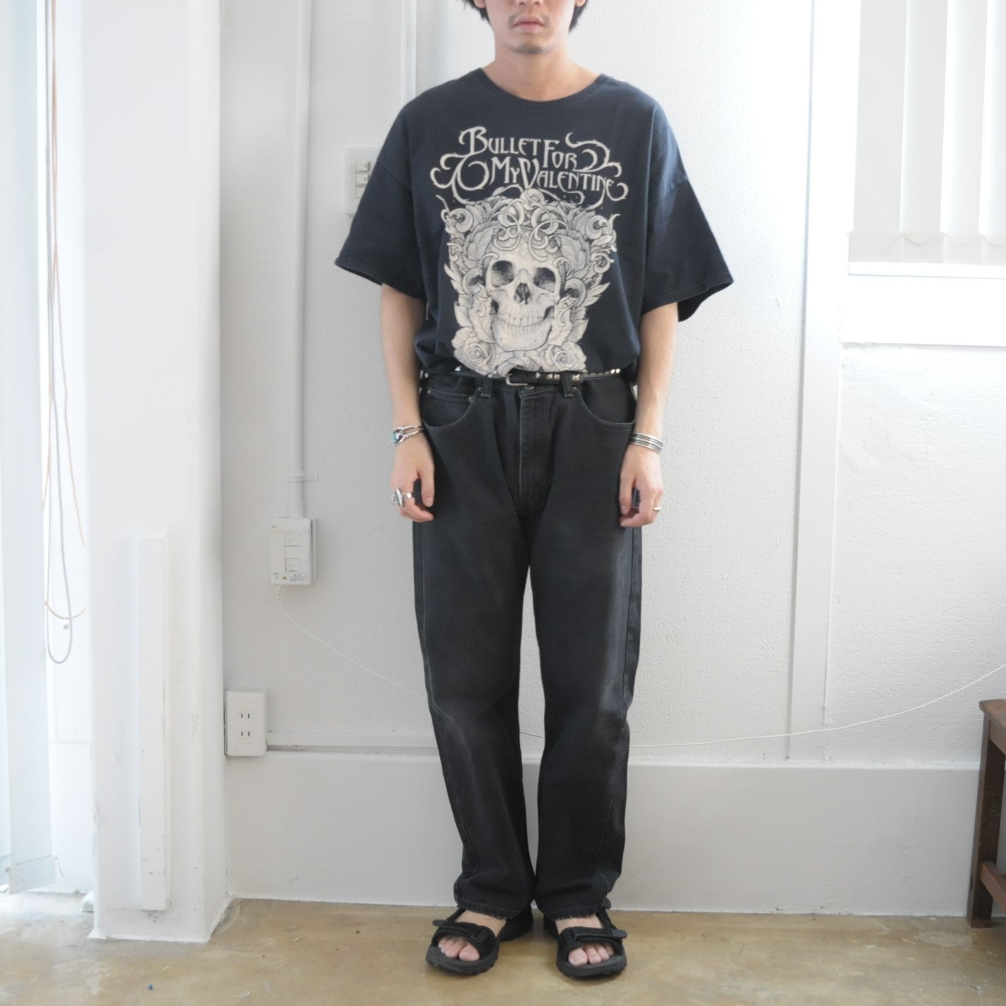 505 Black Denim