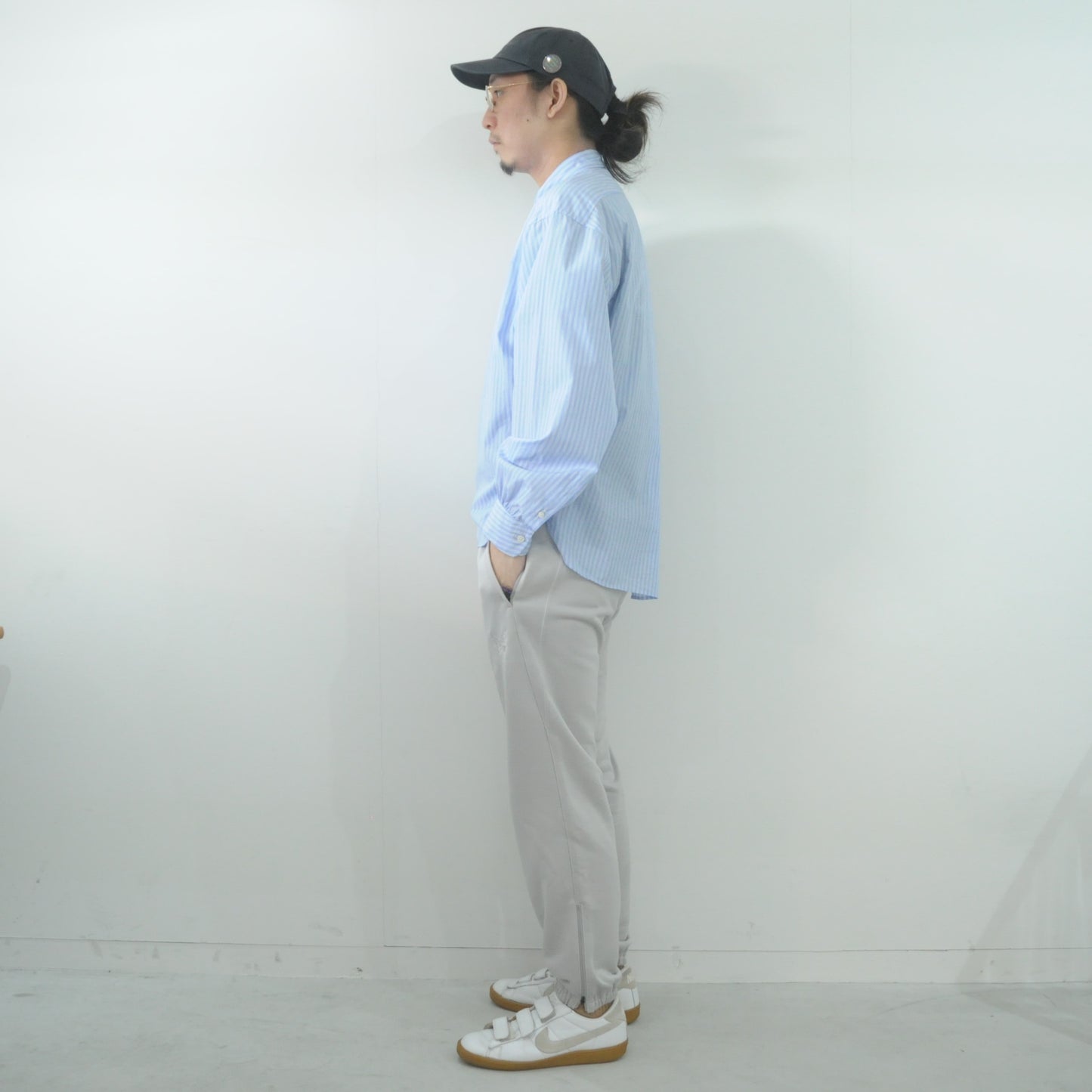 ZIPPED SWEAT PANT - C/PE BRIGHT JERSEY