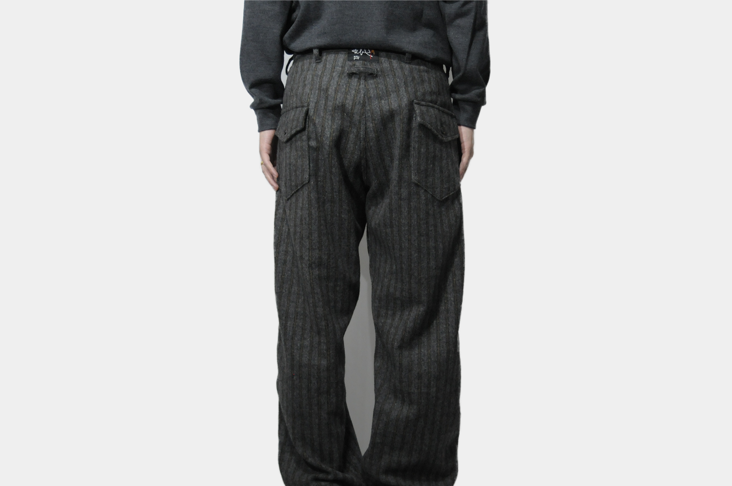 P-001 Charcoal Stripe
