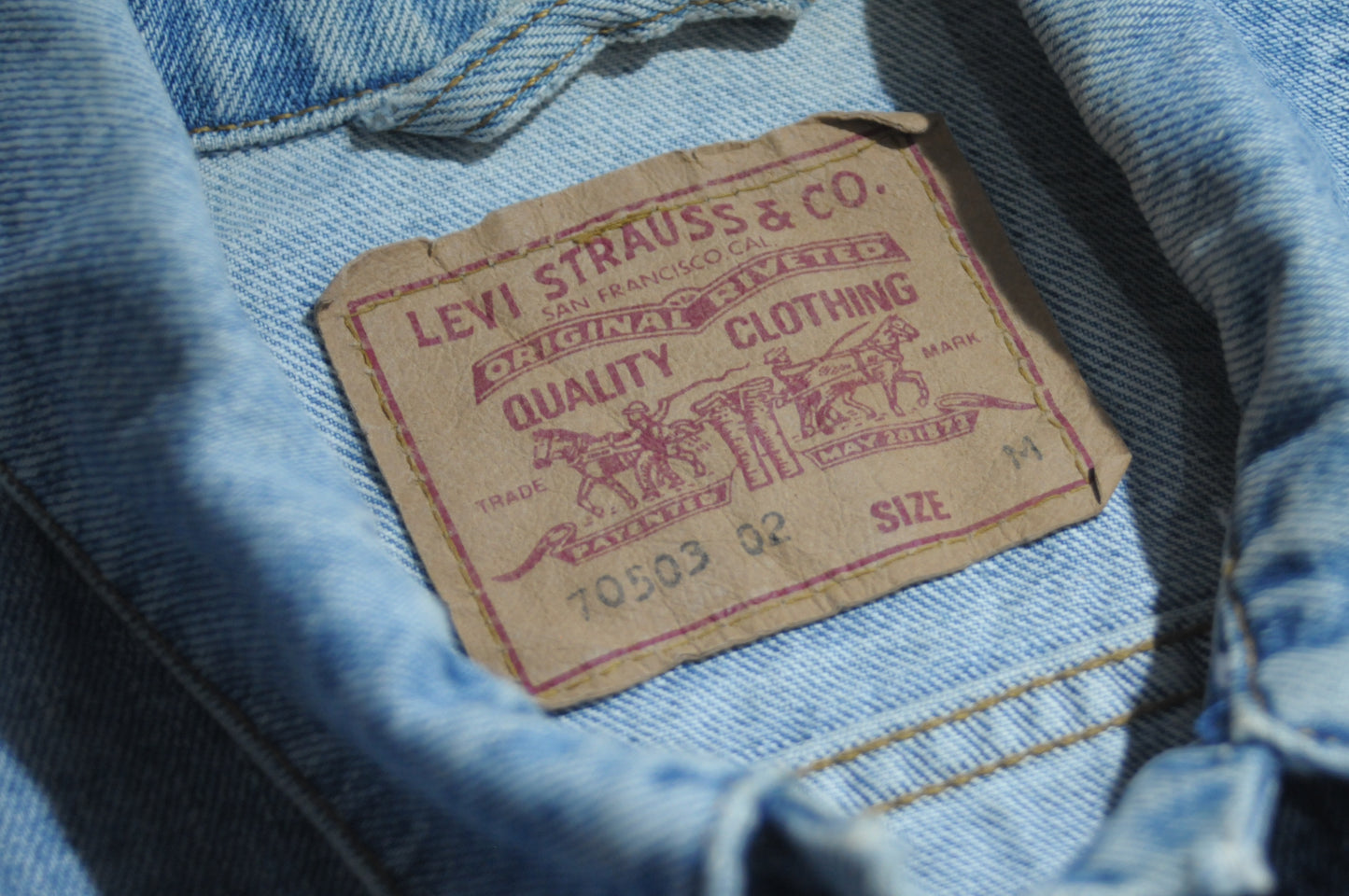 90’s Euro Levi's 70503 Denim Jacket01 USED