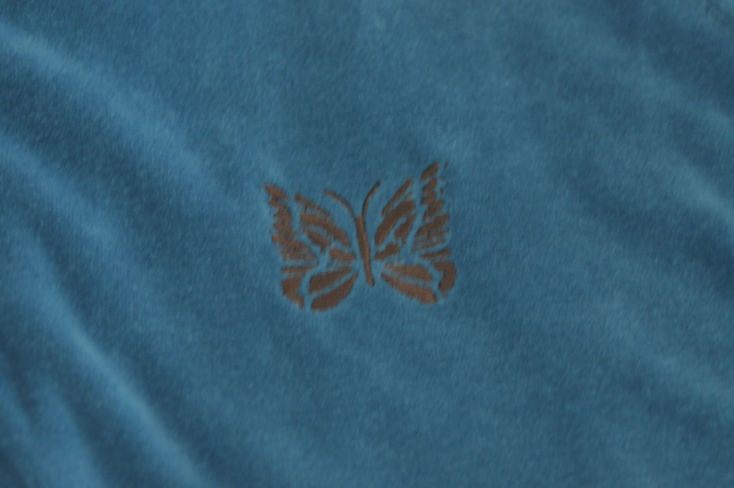 R.C. TRACK JACKET - C/PE VELOUR Blue