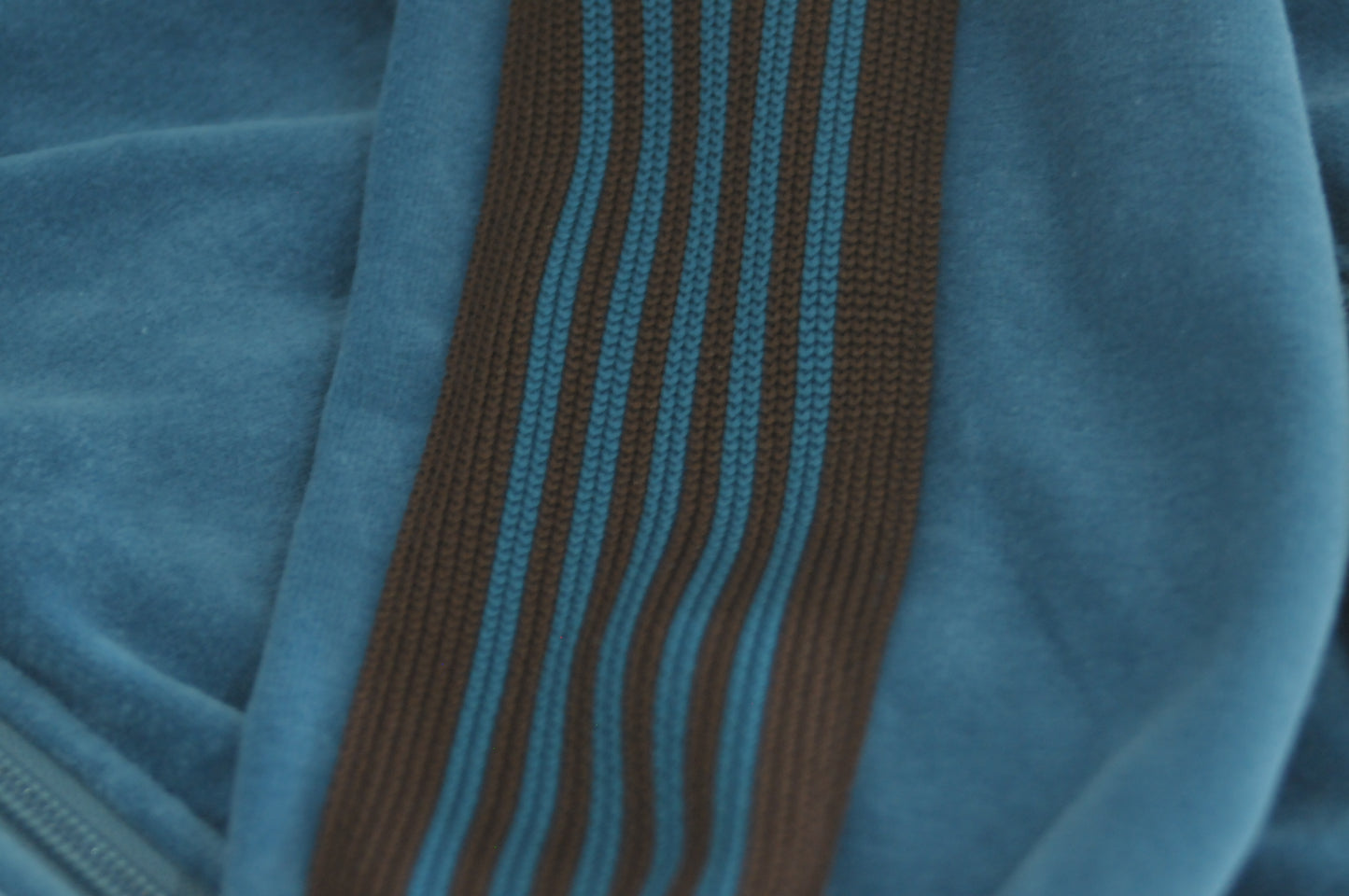 R.C. TRACK JACKET - C/PE VELOUR Blue