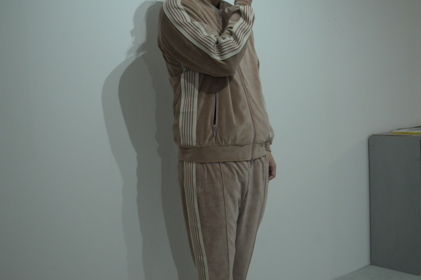 NARROW TRACK PANT - C/PE VELOUR