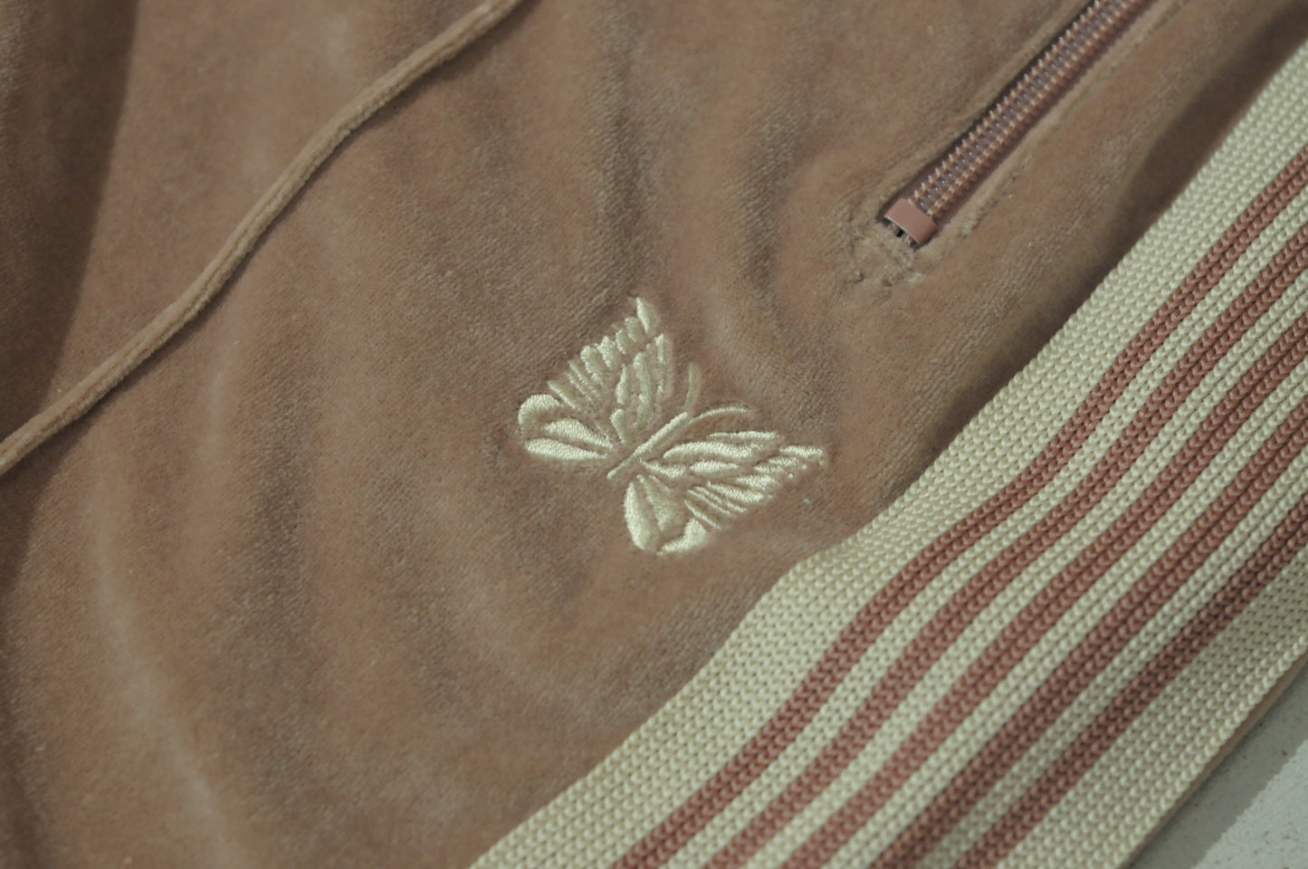 NARROW TRACK PANT - C/PE VELOUR